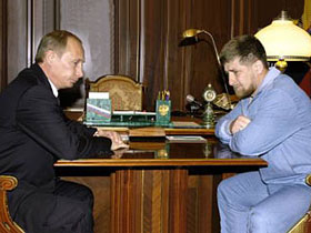 Кадыров и Путин. Фото: lenta.ru