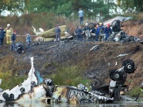 Крушение Як-42 в Ярославле. Фото с сайта news.bcm.ru