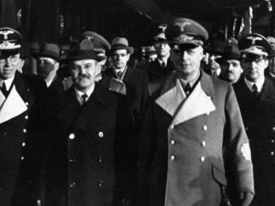 И. фон Риббентроп и В.Молотов в ходе визита последнего в рейх (ноябрь 1940). Фото: document.wikireading.ru