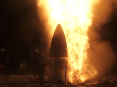 Старт корабельной противоракеты Standard SM-3 Block IIA с эскадренного миноносца ВМС США DDG 113 John Finn  ходе испытания FTM-44 по перехвату имитатора межконтинентальной баллистической ракеты, 17.11.2020. Фото: www.mda.mil
