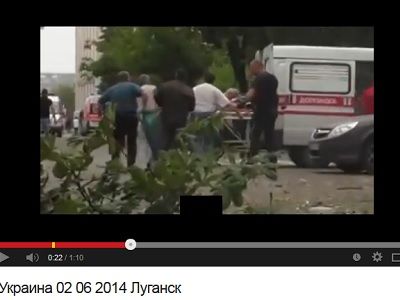 Взрыв в Луганске 2 июня