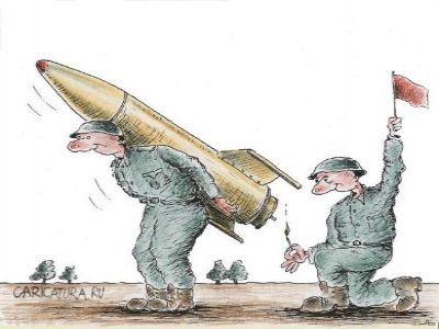 Ракета. Фото: caricatura.ru