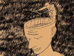 Промывка мозгов. Источник: caricatura.ru