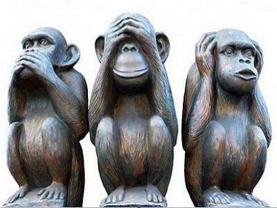 Три обезьяны. Источник - navalny.com