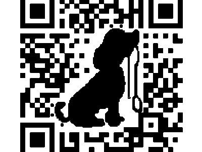 QR-код, собака. Источник: kangaderoo.nl