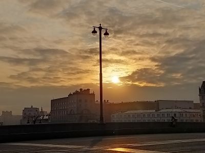 Рассвет над Москвой. Фото: Карина Старостина