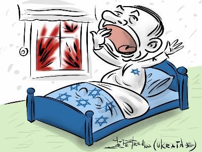Коли проспав войну... Карикатура А.Петренко: t.me/PetrenkoAndryi