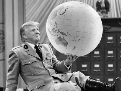 Трамп и земной шар Трамп и земной шар