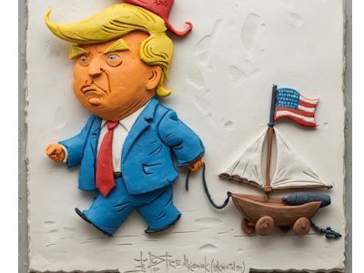 Дональд Трамп всех победил. Карикатура А.Петренко: t.me/PetrenkoAndryi