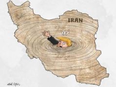 Трамп тонет в Иране. Источник: https://x.com/mikailciftci63